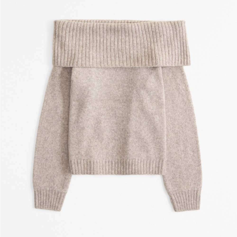 Abercrombie & Fitch Off The Shoulder Sweater